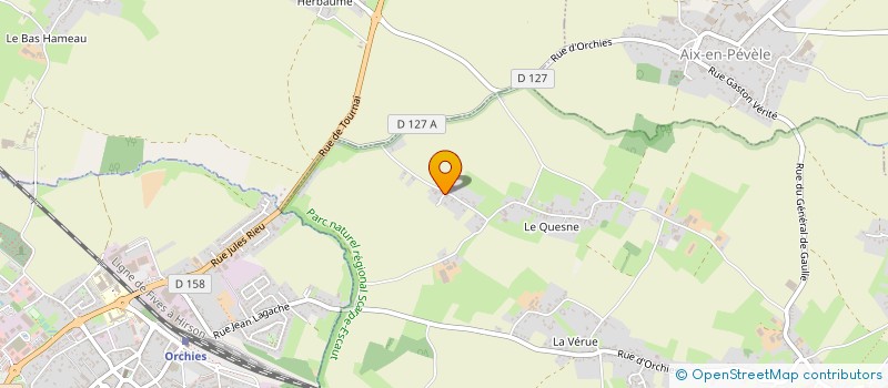 localisation de l'entreprise MONSIEUR XAVIER HOUZET  LANDAS