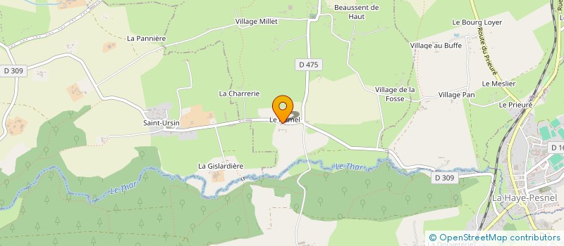 localisation de l'entreprise MONSIEUR XAVIER HUET  LE GRIPPON