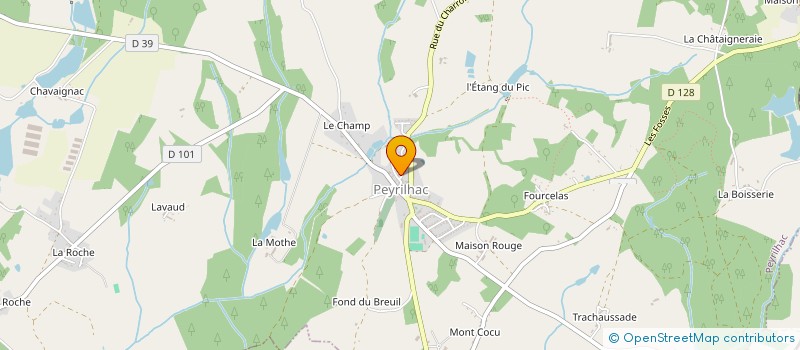 localisation de l'entreprise MONSIEUR XAVIER HUMBERT à PEYRILHAC