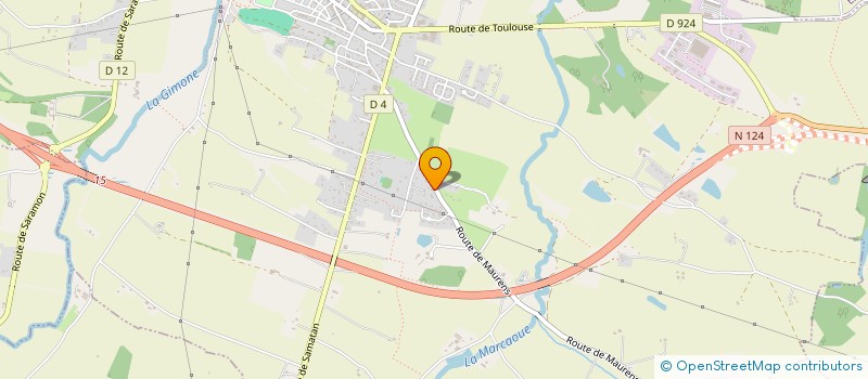 localisation de l'entreprise MONSIEUR XAVIER IDIART  GIMONT