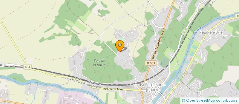 localisation de l'entreprise MONSIEUR XAVIER IM  BUSSY-SAINT-GEORGES