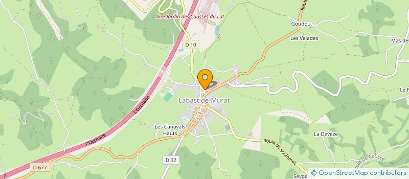 localisation de l'entreprise MONSIEUR XAVIER IMART  COEUR DE CAUSSE