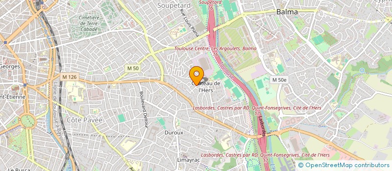 localisation de l'entreprise MONSIEUR XAVIER INCHAUSPE à TOULOUSE