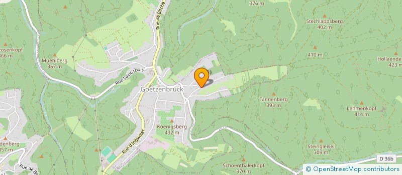 localisation de l'entreprise MONSIEUR XAVIER ISEL  GOETZENBRUCK