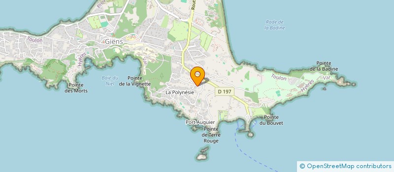 localisation de l'entreprise MONSIEUR XAVIER JACQUES à HYERES