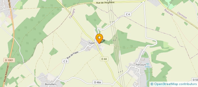 localisation de l'entreprise MONSIEUR XAVIER JAQUIN  CAUVIGNY