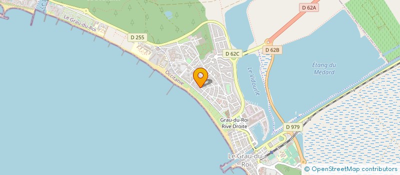 localisation de l'entreprise MONSIEUR XAVIER JAUMES  LE GRAU-DU-ROI