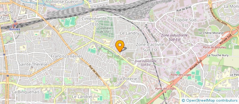 localisation de l'entreprise MONSIEUR XAVIER JEAN  RENNES