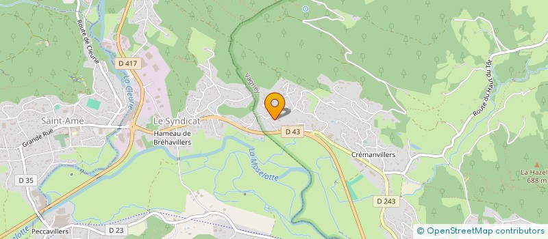 localisation de l'entreprise MONSIEUR XAVIER JEANGEORGES  VAGNEY