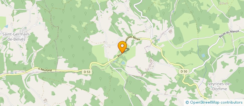 localisation de l'entreprise MONSIEUR XAVIER JEHL  CLADECH