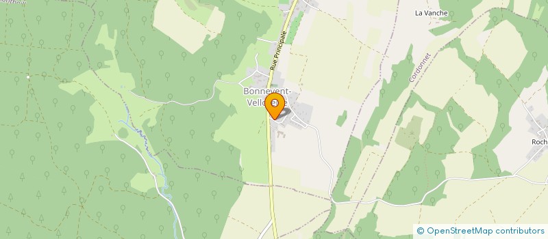 localisation de l'entreprise MONSIEUR XAVIER JEUNOT  BONNEVENT-VELLOREILLE