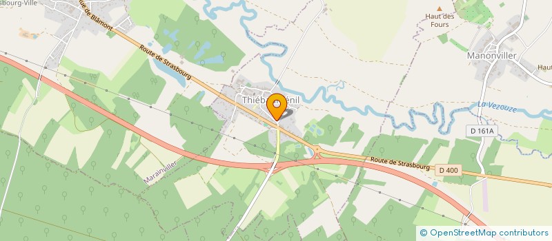 localisation de l'entreprise MONSIEUR XAVIER JOLE  THIEBAUMENIL