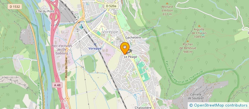 localisation de l'entreprise MONSIEUR XAVIER JOLY-POTTUZ  VOREPPE