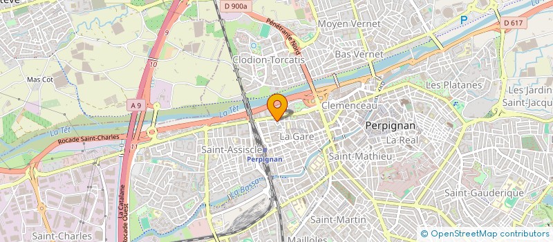 localisation de l'entreprise MONSIEUR XAVIER JOSIEN  PERPIGNAN