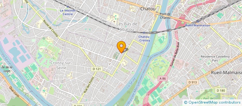 localisation de l'entreprise MONSIEUR XAVIER JOUAN  CROISSY-SUR-SEINE