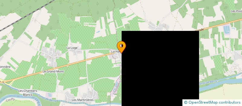 localisation de l'entreprise MONSIEUR XAVIER JOULAN  CHATILLON-SUR-CHER