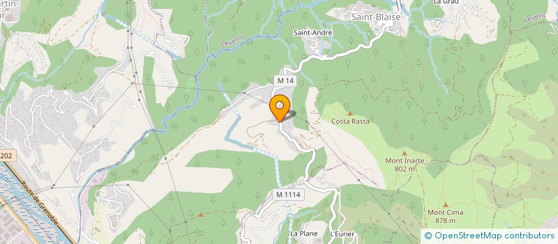 localisation de l'entreprise MONSIEUR XAVIER JOULIAN  PUGET-ROSTANG