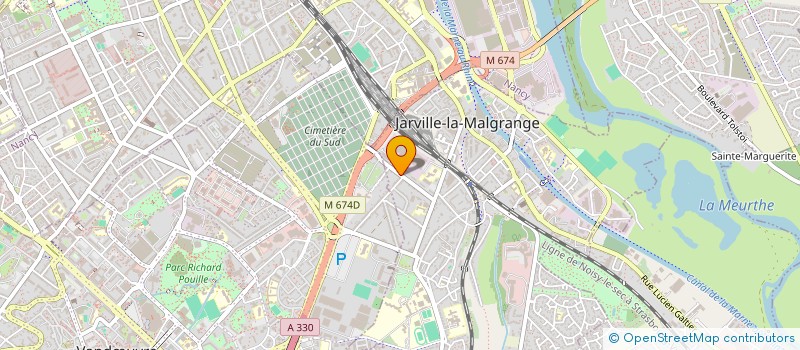 localisation de l'entreprise MONSIEUR XAVIER JOUMARD  JARVILLE-LA-MALGRANGE