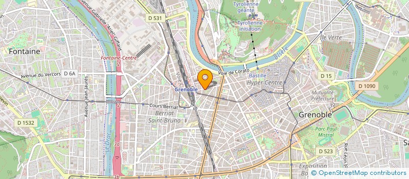 localisation de l'entreprise MONSIEUR XAVIER JOUSSAIN DU RIEU à GRENOBLE