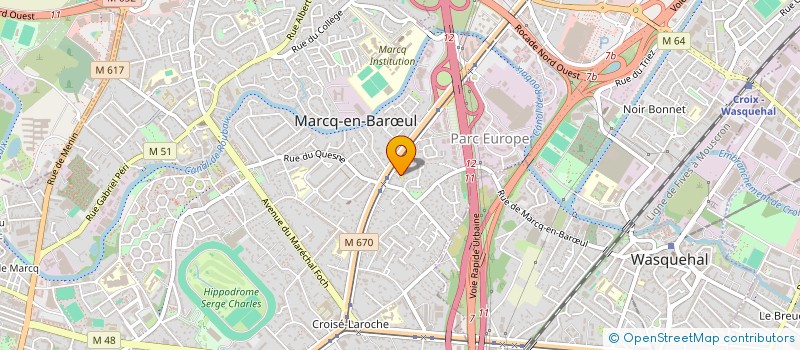 localisation de l'entreprise MONSIEUR XAVIER JULIEN LECOCQ à MARCQ-EN-BARUL