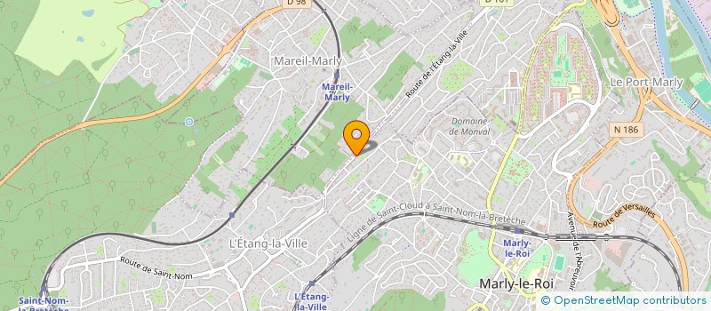 localisation de l'entreprise MONSIEUR XAVIER JULLIAN à MARLY-LE-ROI