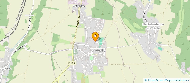 localisation de l'entreprise MONSIEUR XAVIER KAMARA  ANDEVILLE