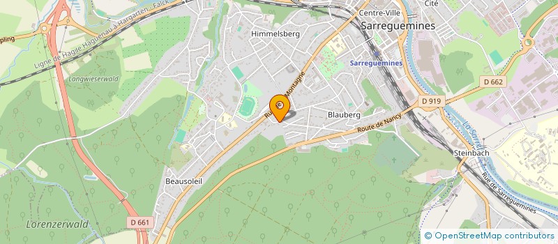 localisation de l'entreprise MONSIEUR XAVIER KARMANN  SARREGUEMINES