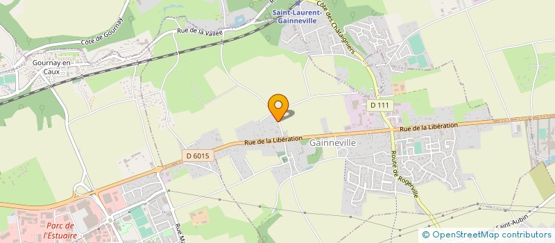 localisation de l'entreprise MONSIEUR XAVIER KERGADALLAN à GAINNEVILLE