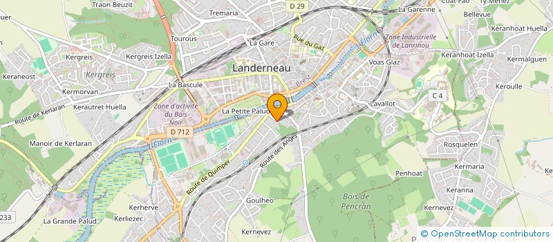 localisation de l'entreprise MONSIEUR XAVIER KEROMNES à LANDERNEAU