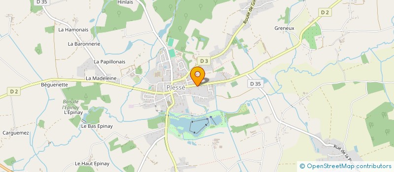 localisation de l'entreprise MONSIEUR XAVIER KNOLL  PLESSE