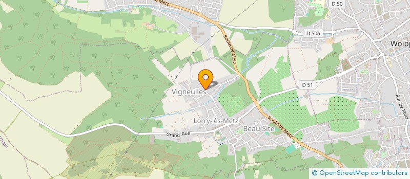 localisation de l'entreprise MONSIEUR XAVIER KORMANN  LORRY-LES-METZ