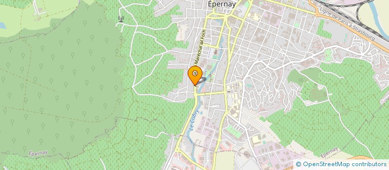 localisation de l'entreprise MONSIEUR XAVIER KORMANN  EPERNAY