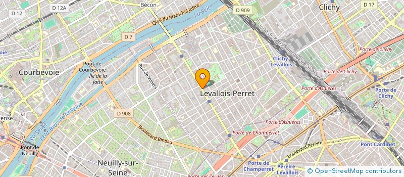 localisation de l'entreprise MONSIEUR XAVIER KREMER à LEVALLOIS-PERRET