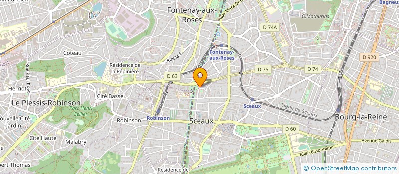 localisation de l'entreprise MONSIEUR XAVIER LABARRE à FONTENAY-AUX-ROSES