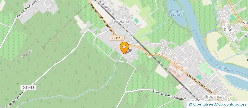 localisation de l'entreprise MONSIEUR XAVIER LABARRIERE  LANDIRAS