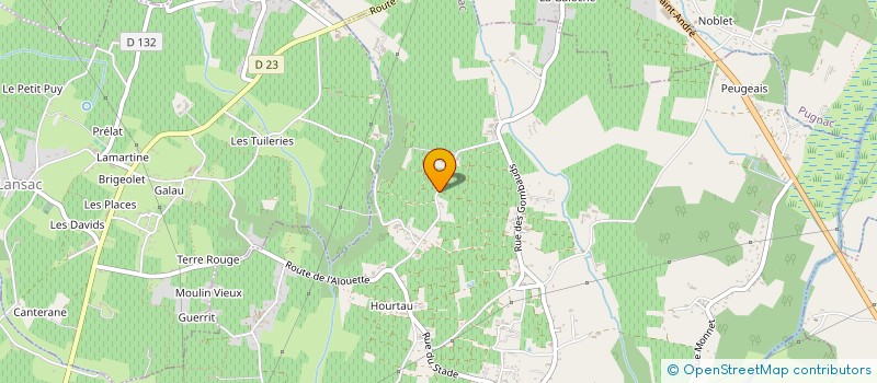 localisation de l'entreprise MONSIEUR XAVIER LABASSE  TAURIAC