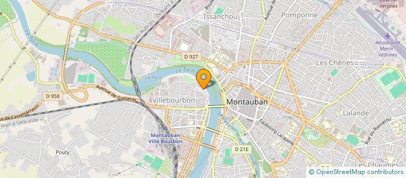 localisation de l'entreprise MONSIEUR XAVIER LABRE  MONTAUBAN
