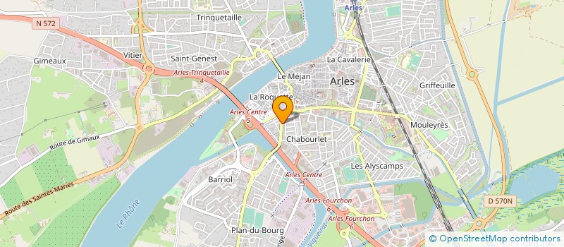 localisation de l'entreprise MONSIEUR XAVIER LACAUD à ARLES