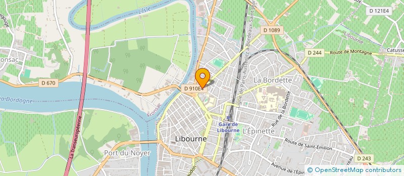 localisation de l'entreprise MONSIEUR XAVIER LAFARGUE  FOURS