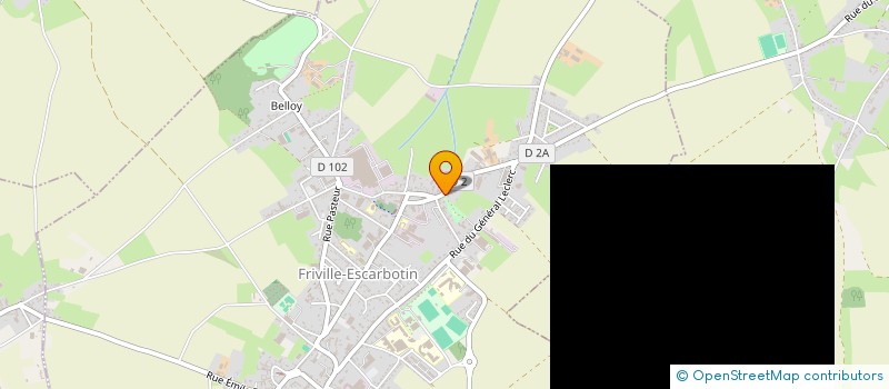 localisation de l'entreprise MONSIEUR XAVIER LAINE  FRIVILLE-ESCARBOTIN