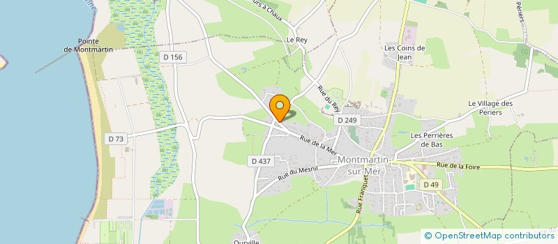 localisation de l'entreprise MONSIEUR XAVIER LAIR  MONTMARTIN-SUR-MER