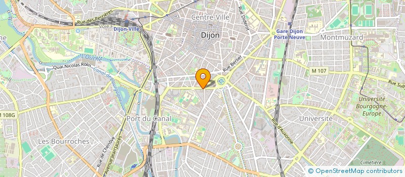 localisation de l'entreprise MONSIEUR XAVIER LALLEMAND  DIJON