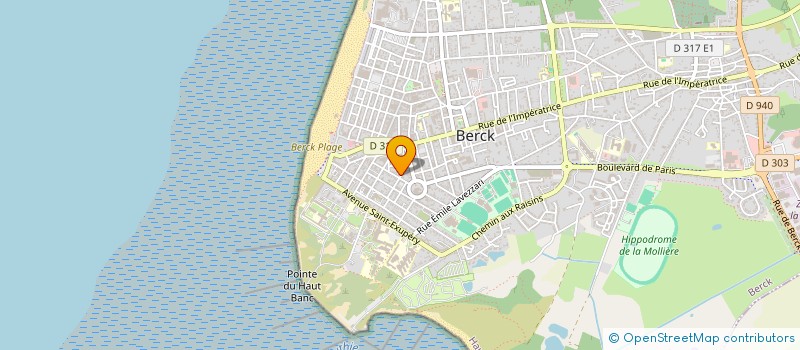 localisation de l'entreprise MONSIEUR XAVIER LALLEMAND  BERCK