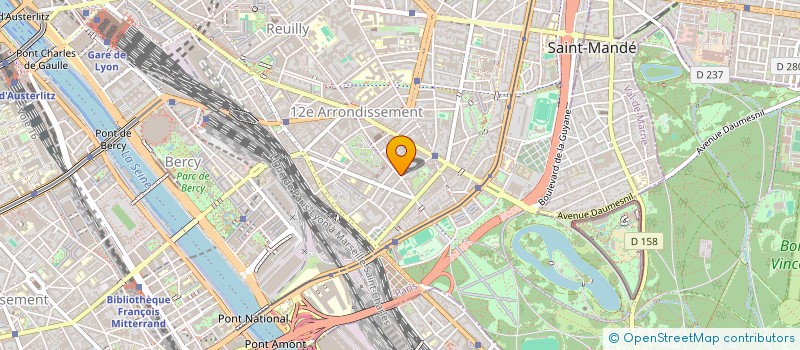 localisation de l'entreprise MONSIEUR XAVIER LAMOTTE à PARIS
