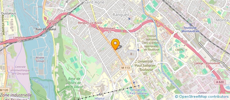 localisation de l'entreprise MONSIEUR XAVIER LANGLAIS à TOULOUSE