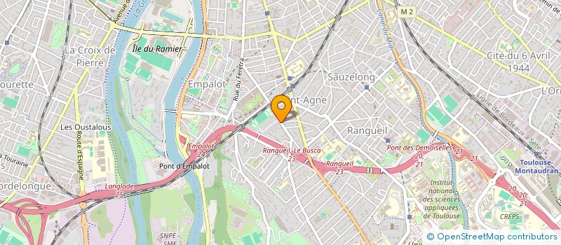 localisation de l'entreprise MONSIEUR XAVIER LAPORTE à TOULOUSE