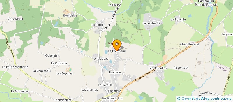 localisation de l'entreprise MONSIEUR XAVIER LAROUDIE à SEREILHAC