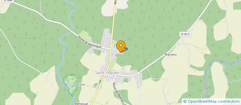 localisation de l'entreprise MONSIEUR XAVIER LARRAT  MEILHAN