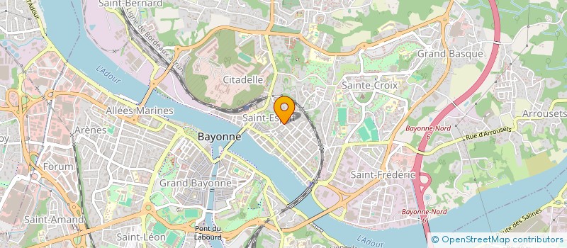 localisation de l'entreprise MONSIEUR XAVIER LASSALLE à BAYONNE