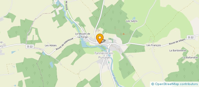 localisation de l'entreprise MONSIEUR XAVIER LAUPRETRE  TANNERRE-EN-PUISAYE